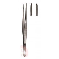 TC Gripper Carbide Tipped Tissue Forceps Serrated Carbide Tips 14.5cm