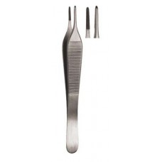 Adson Carbide Tipped Tissue Forceps Serrated Carbide Tips 12cm