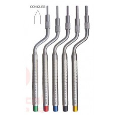 OSTEOTOME CONVEXES / CONCAVE / CONIQUES Set of 5 Pieces 2,7mm 3,2mm 3,7mm 4,2mm 5mm